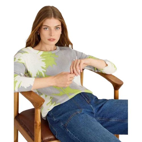 White Stuff Olive Floral Jumper